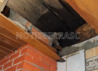 Incêndio em residência mobiliza bombeiros no Bairro Vila Fileno em São Joaquim