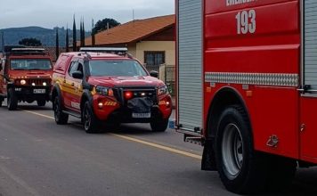 Incêndio atinge apartamento em Urubici e mobiliza Corpo de Bombeiros