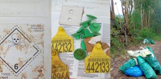 Diretoria de Meio Ambiente alerta para descarte irregular de lixo na estrada do Luizinho