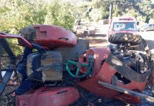 Homem morre após acidente com trator agrícola em Bom Jardim da Serra