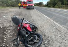 Motociclista morre em grave acidente na BR-282 em Bom Retiro