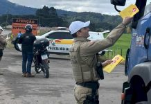 Quase 14 mil pessoas foram alcançadas por ações do Maio Amarelo 2026 em Santa Catarina
