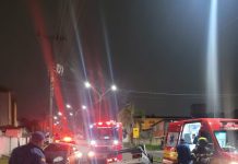 Motorista é detido após colisão seguida de capotamento em avenida de Lages
