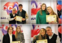 CCAA São Joaquim realiza cerimônia de formatura e entrega certificados a alunos