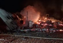 Incêndio destrói residência anexa a galpão no interior de Bom Jardim da Serra