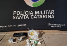Adolescente é apreendido com maconha e cocaína durante ação contra o tráfico em Lages