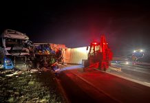 Colisão entre caminhões deixa um morto e outro motorista gravemente ferido na BR-116, em Ponte Alta