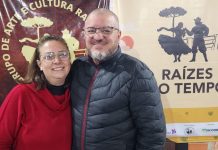 Adriano Costa e Sabrina Dutra assumem patronagem do Grupo Raízes do Tempo em São Joaquim