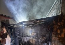 Incêndio atinge área de serviço e mobiliza Bombeiros durante a madrugada em Lages