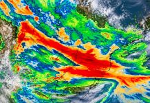 Frente fria aumenta risco de temporais, granizo e vendavais em Santa Catarina