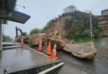Secretaria de Obras inicia remoção de barreira e estabilização de encosta na Rua Inácio Palma