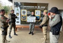 PMSC promove intercâmbio de experiências com o Batalhão Rural da Polícia Militar de Goiás