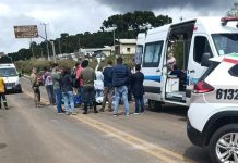 Motociclista fica gravemente ferido após colisão frontal com carro em Urupema
