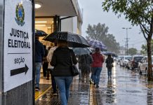 Domingo de eleições terá chuva, risco de temporais e queda nas temperaturas em Santa Catarina